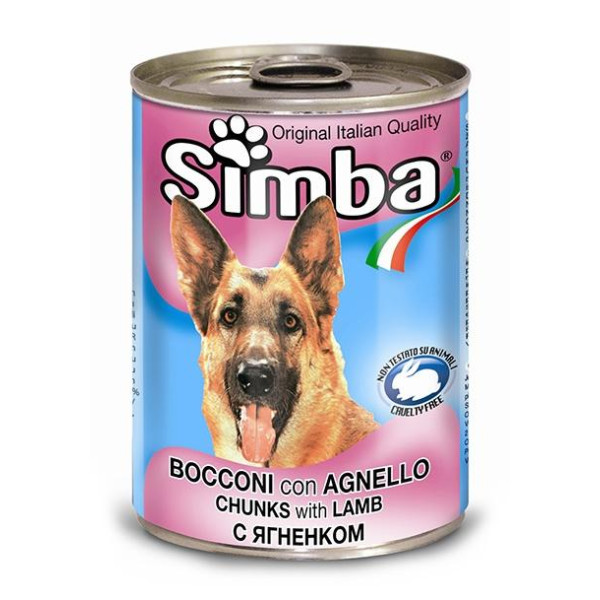 Консервы Simba wet premium quality chunkies with lamb для собак
