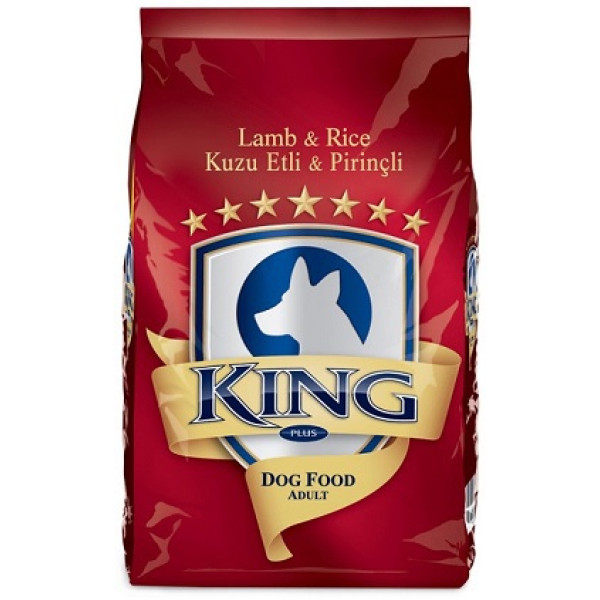 Корм KING ADULT для собак с ягненком и рисом 15 кг