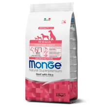Монже Дог Барлық құйрықтар Пенші жасөспір, сұлы жемісімен, 2.5 кг