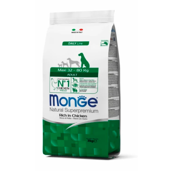 MONGE DOG Maxi Adult курица с рисом, 15 кг