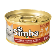 Monge Simba Cat Wet, с куриными сердечками и печенью, 85 г