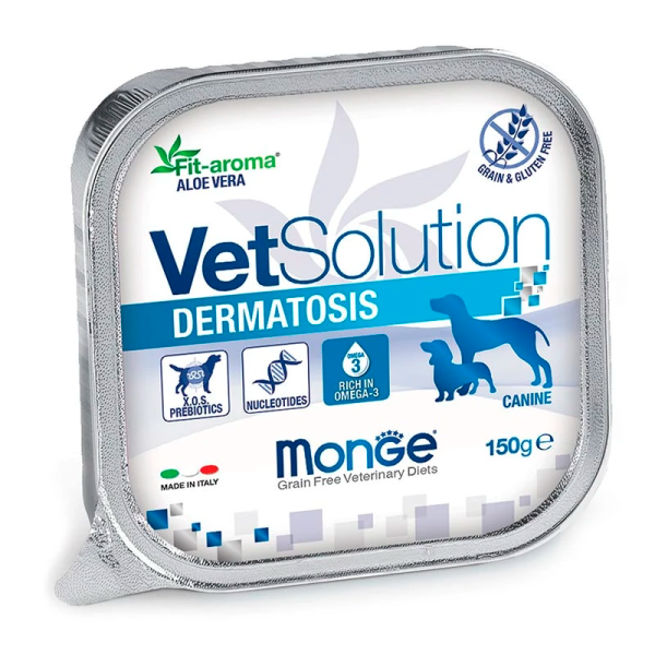 Monge Vetsolution DERMATOSIS диета для собак при аллергии 150гр 