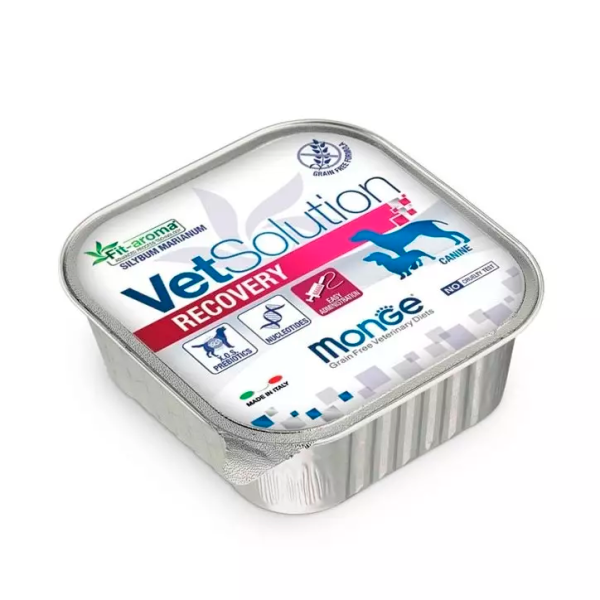 Монге Ветсолюшн РЕКОВЕРИ көтерілу диетасы, өткенден кейін құрылғылар мен жарақаттардан кейін 150гр